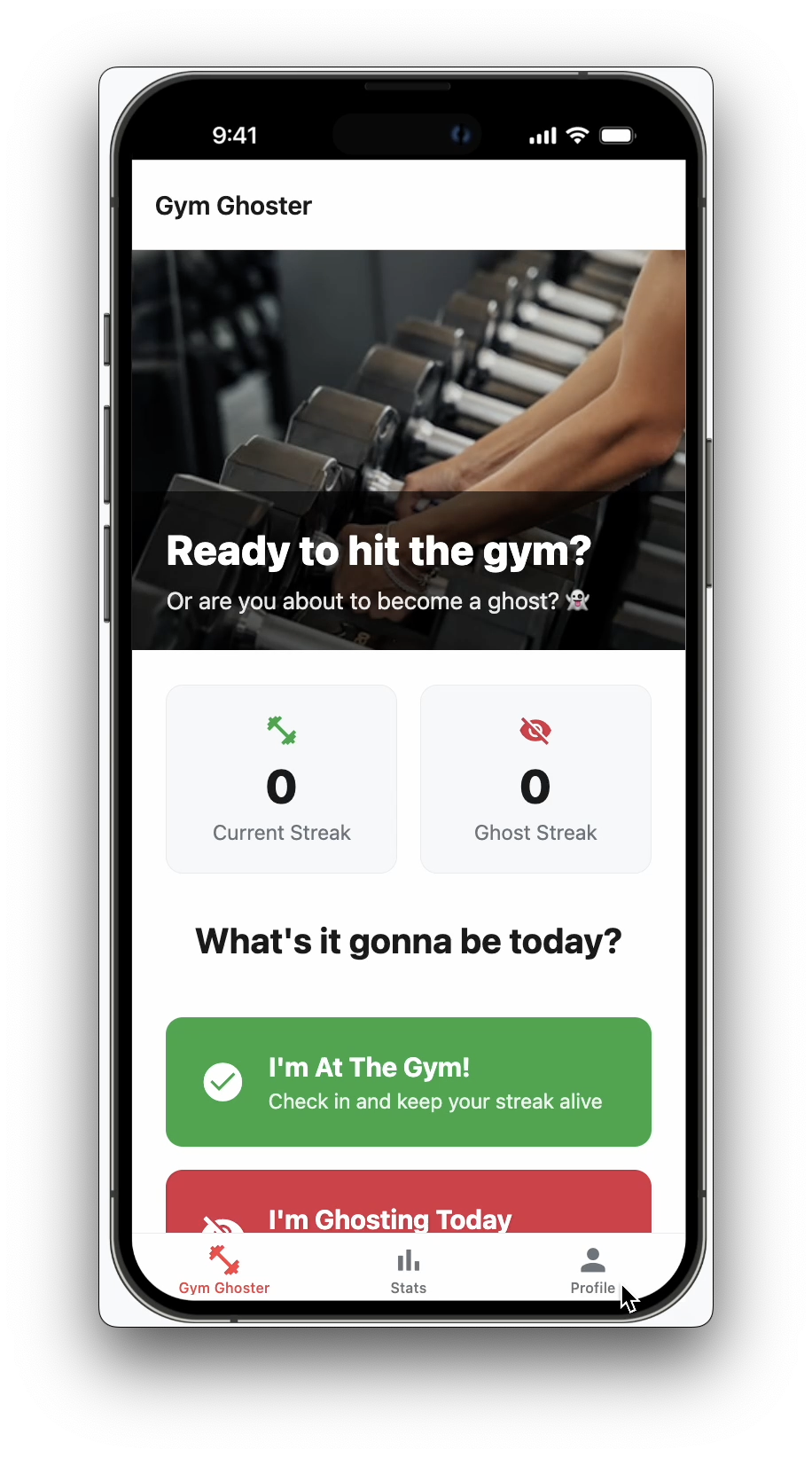 Gym Ghoster Tracker